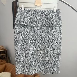 Judith & Charles Peplum Pencil Skirt